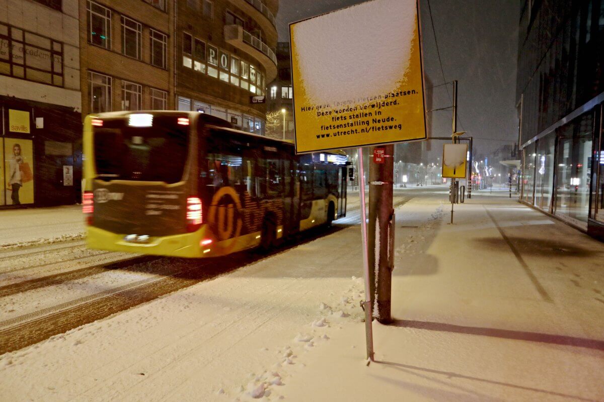 Laatste rit van de bus.