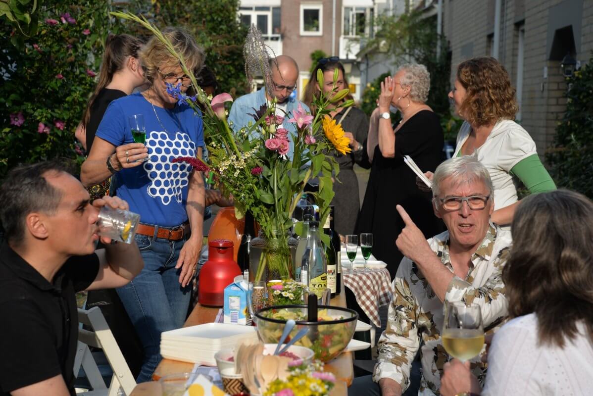 Kraanstraatfeestje. Foto: Frank van der Vlis