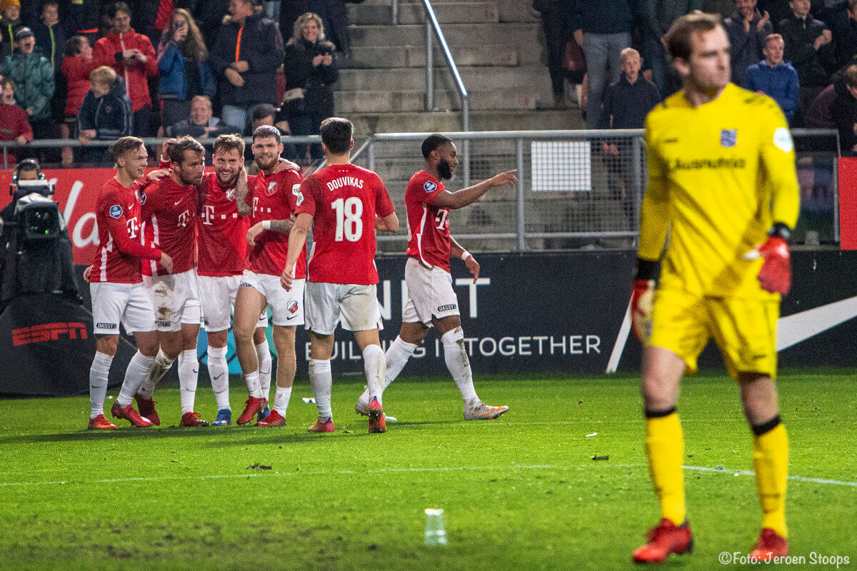 De 2-1 van Van de Streek bleek drie punten waard.