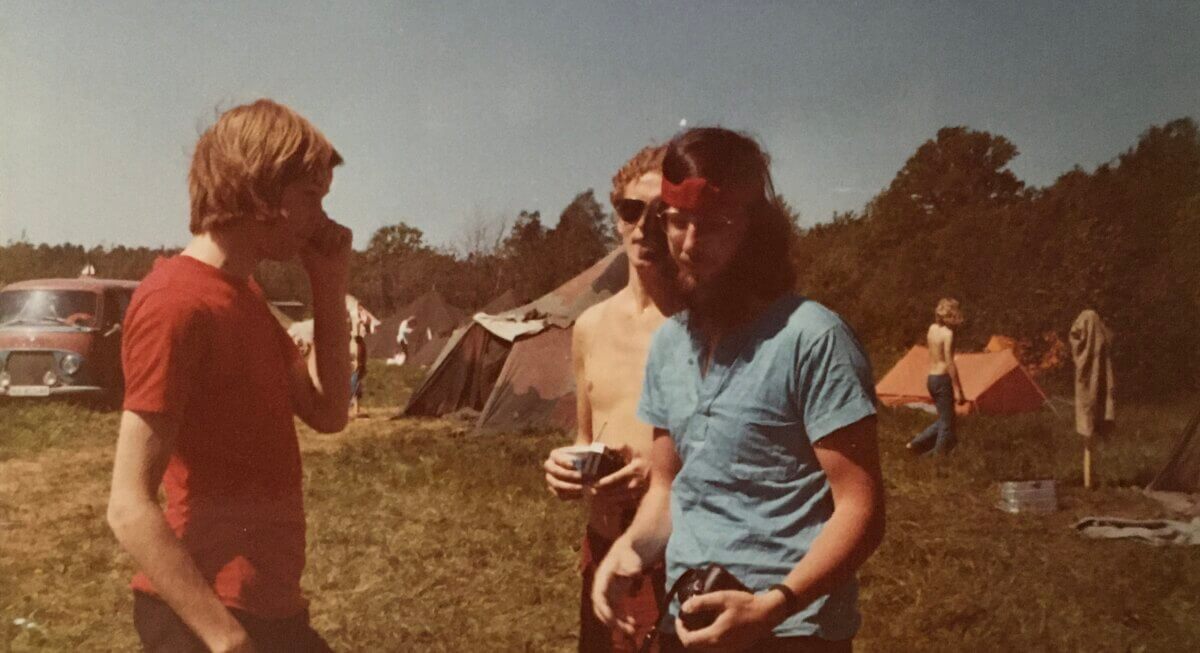 Ludger, Dick en Thijs. Foto: Dik Binnendijk (1972)