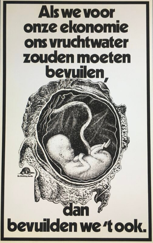 De boodschap van Stichting Aarde (Utrecht) uit 1972: na 50 jaar werkelijkheid geworden. 