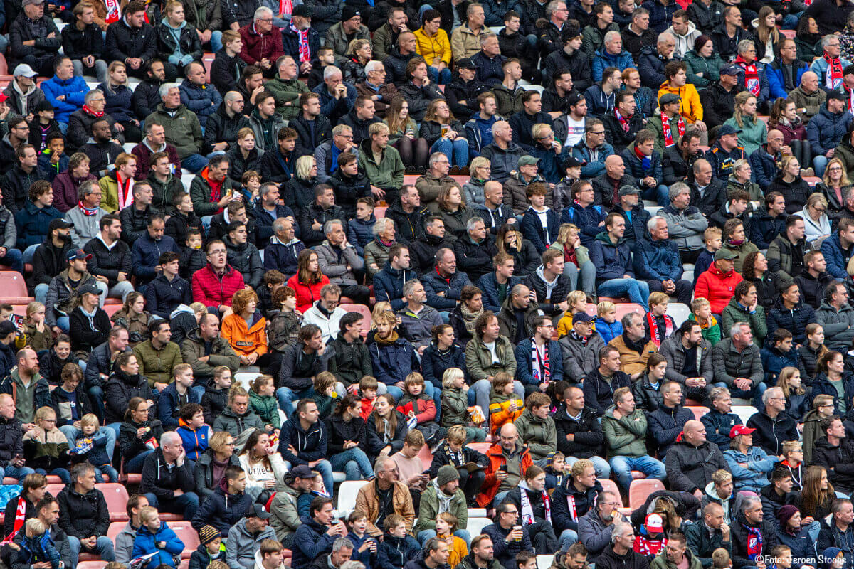 Laatste keer in 2022 dat de Galgenwaard gevuld is. De volgende thuiswedstrijd is op zondag 08 januari tegen Feyenoord.