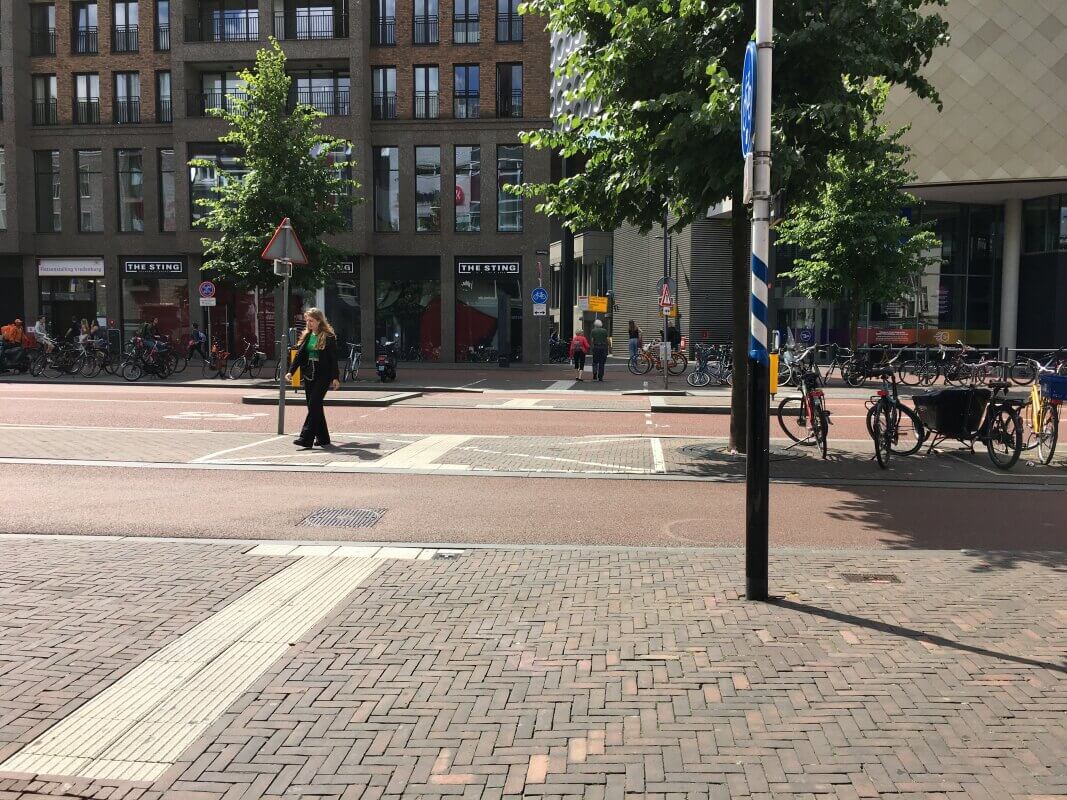 Vredenburg: oversteekplaats richting Vlaamse Toren. Foto: Dik Binnendijk