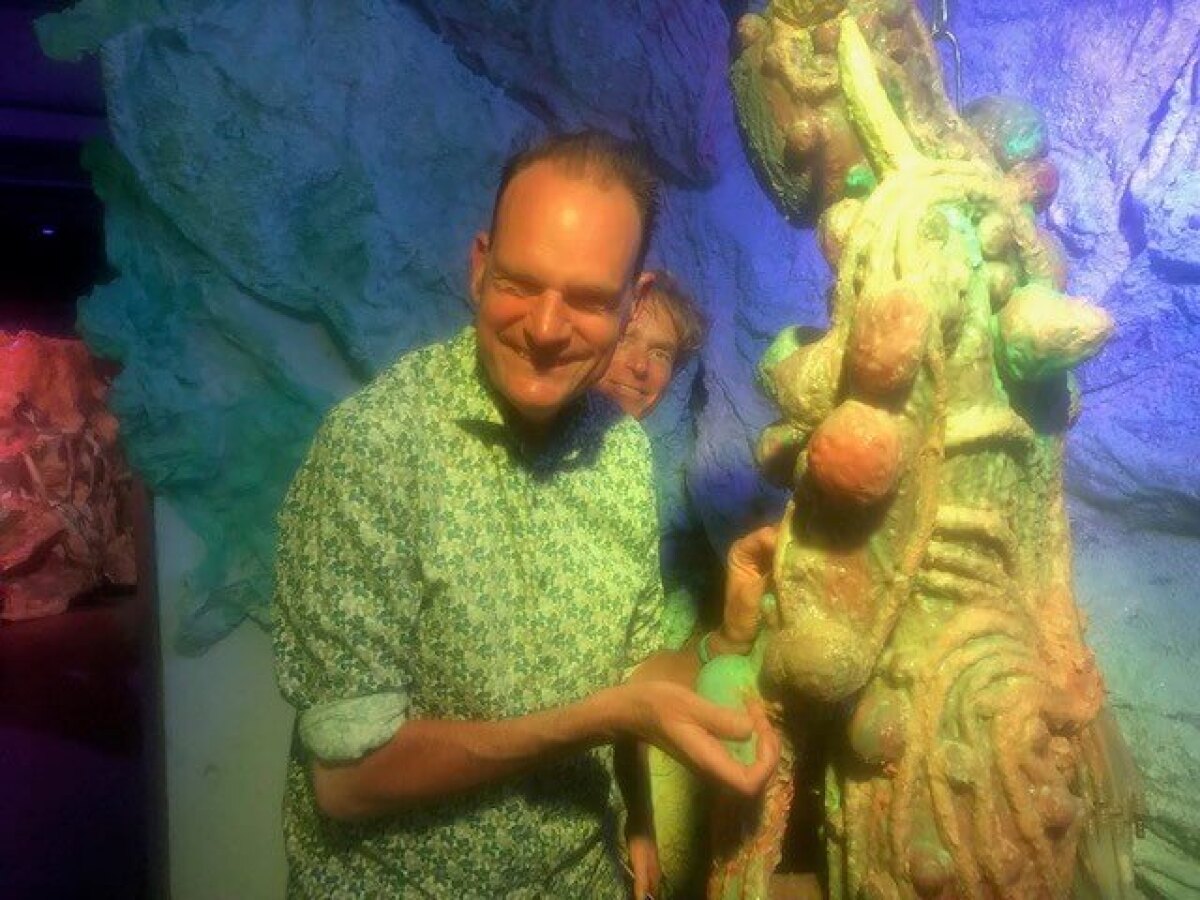 Vincent Bijlo en achter hem Tjerk Ridder.