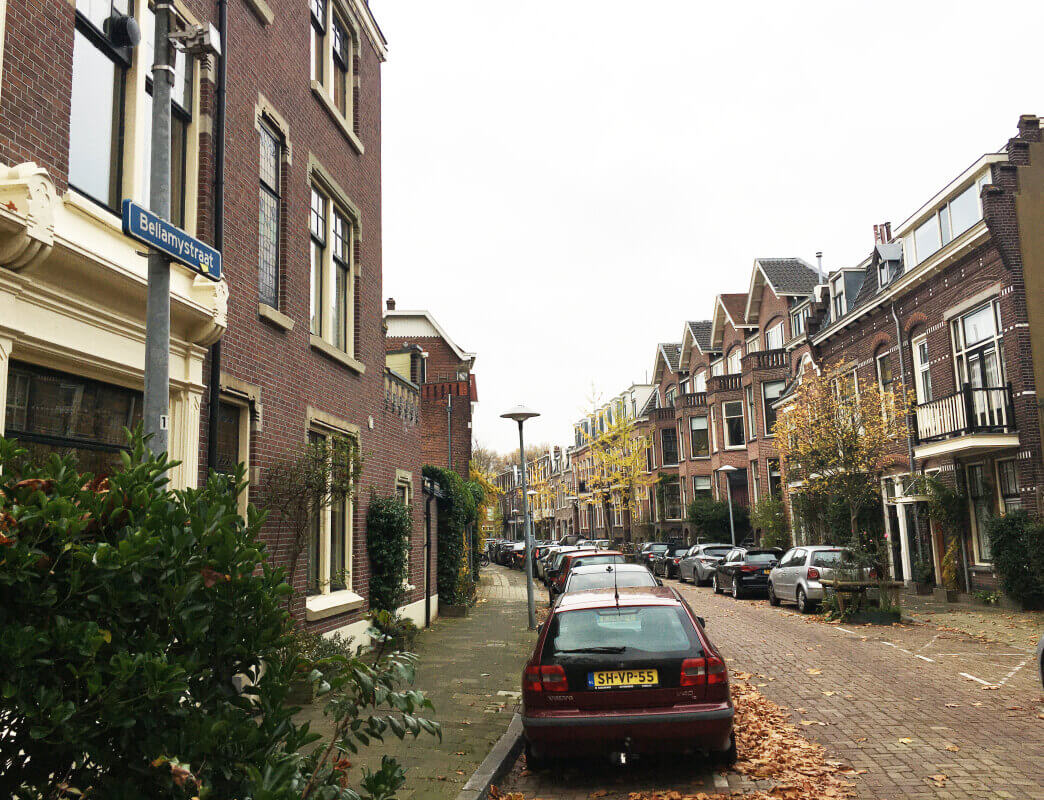 De Bellamystraat, herfst 2021. Foto: Dik Binnendijk