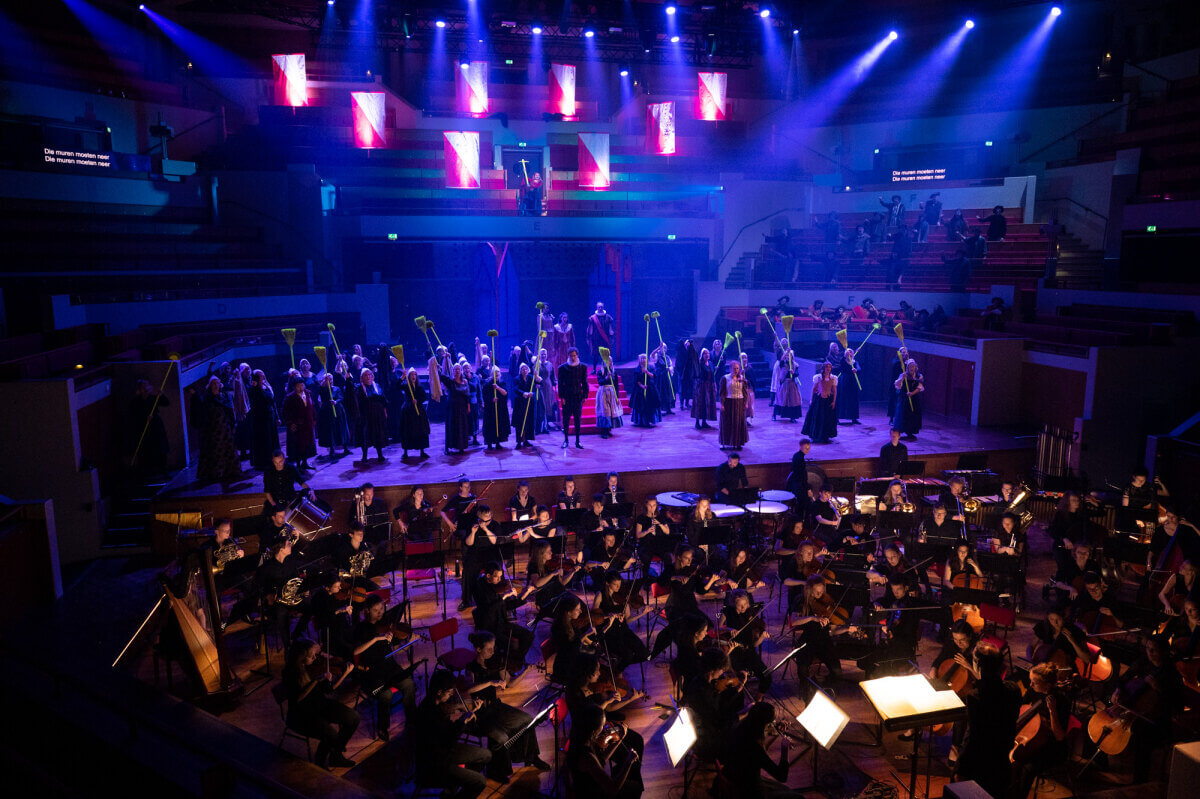 De stadopera is in de grote zaal van TivoliVredenburg. Foto: Anna van Kooij 