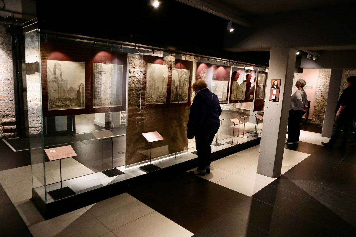 De expositie De Getekende Stad in Het Utrechts Archief. Foto: Ton van den Berg