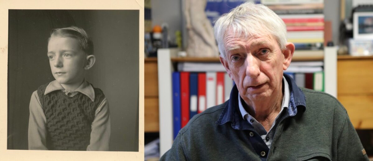 Fred Penninga toen en nu, schrijver van 'Vrij van erfbelasting'. Foto: privéarchief en Ton van den Berg