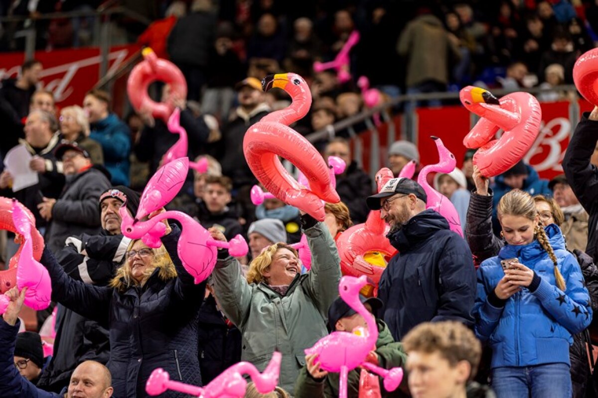 Een eerbetoon aan FC Utrecht-verdediger Ryan Flamingo op de tribune. Foto: website FC Utrecht