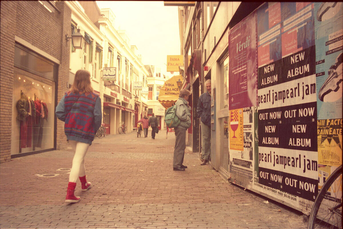 De Drieharingstraat in 1992.