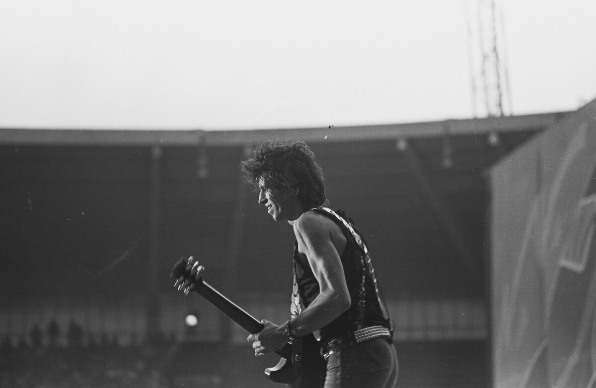 Keith Richards in Keulen (1982). Foto: Jeroen Wielaert