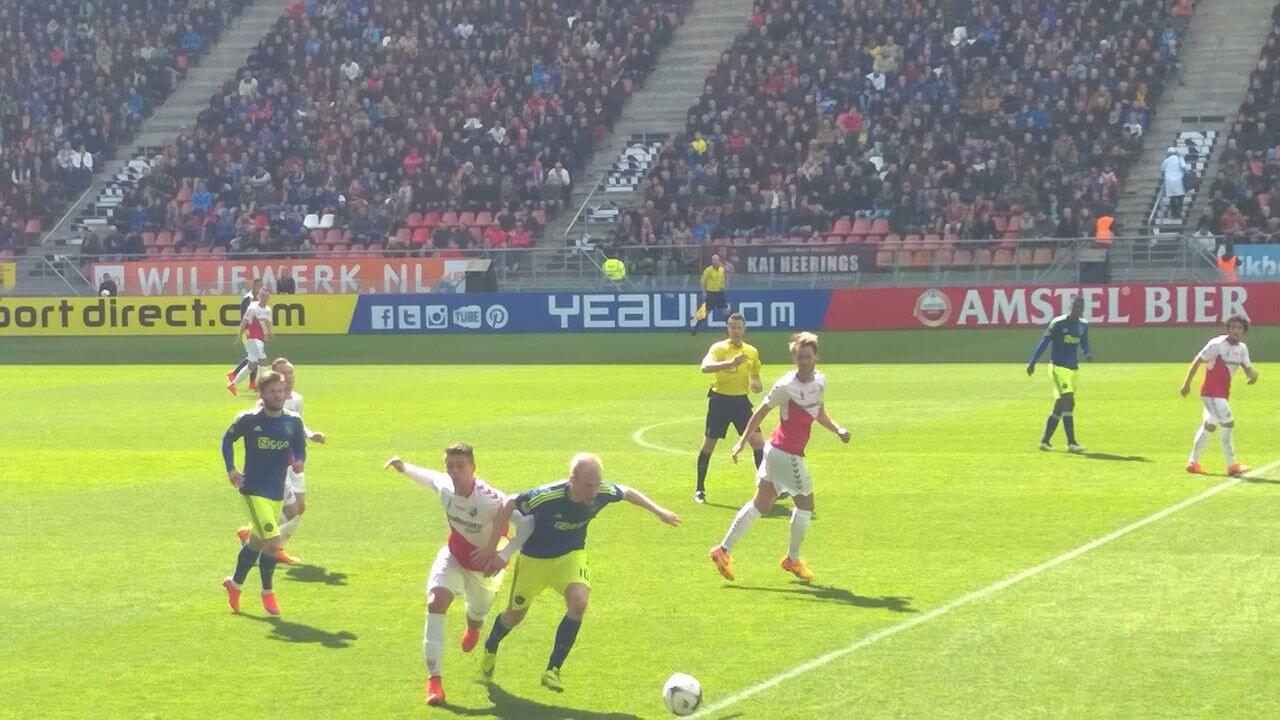 Spelmoment Utrecht - Ajax.