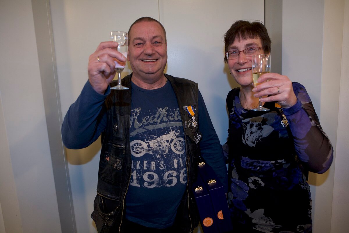 De heer en mevrouw Nieuwendijk. Foto: Ton van den Berg