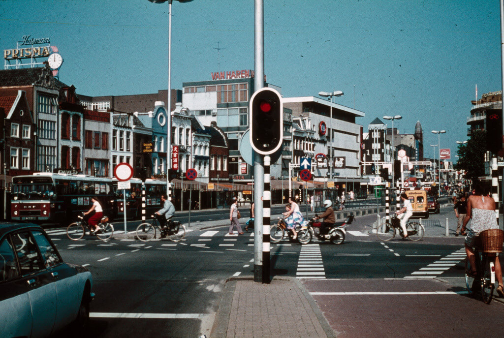 Noordelijke rand Vredenburg in jaren zeventig. Foto: Het Utrechts Archief