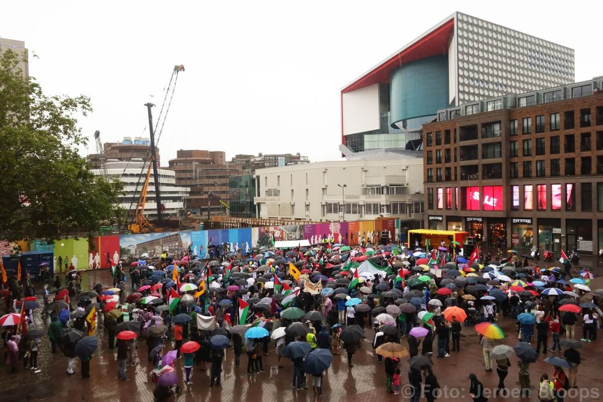 Speeches op het Vredenburg.