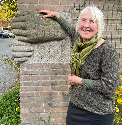 Bernadette Slotman, actieve Abstede-bewoner. Foto: JT.