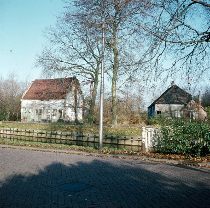 Het Vechthuis voor de restauratie. Foto: Ir. H. Dam