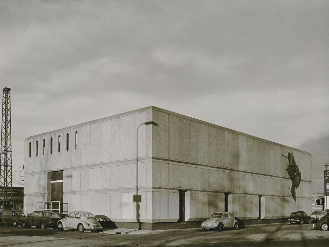 Het krachtstation bij de Knipstraat. Foto: Het Utrechts Archief