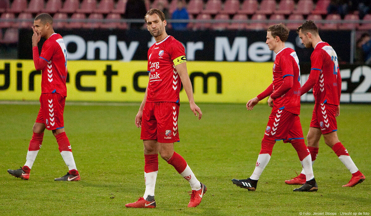 Leeuwin, Janssen, Strieder en Van de Streek hebben wel eens vrolijker gekeken. Foto: Jeroen Stoops