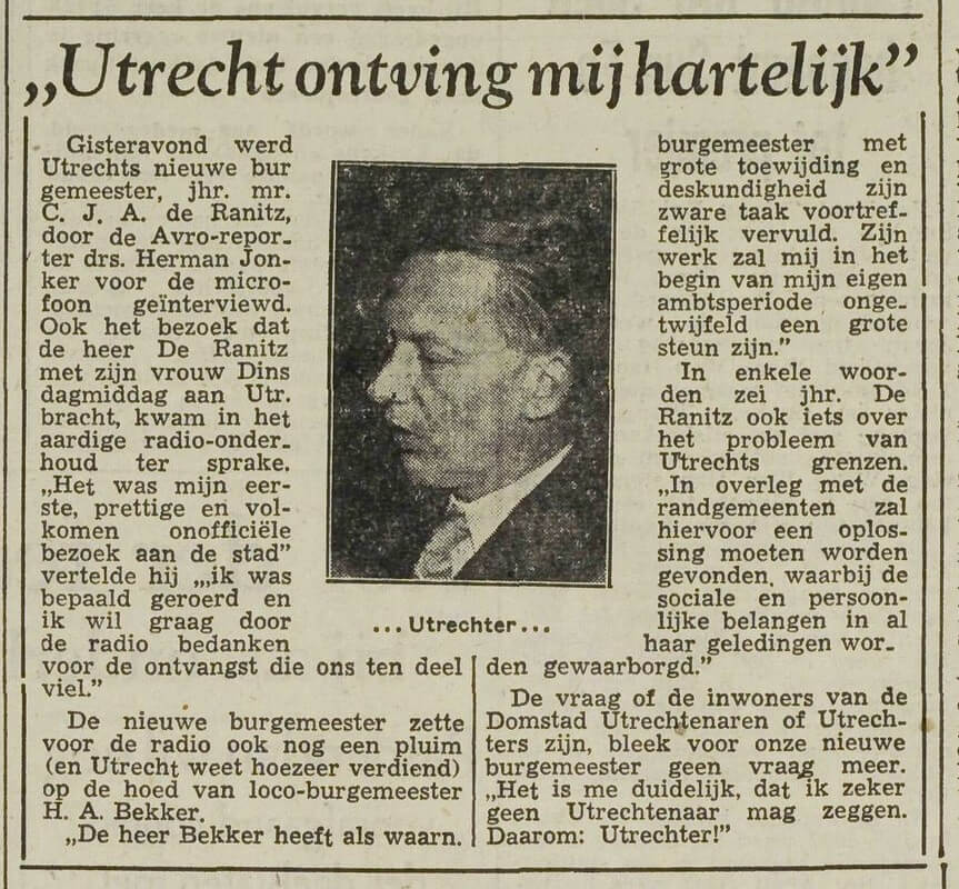 Utrechts Nieuwsblad, 26-11-1948