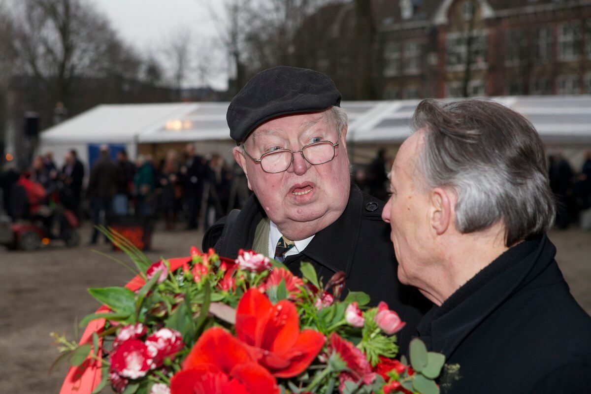 Hoogenberg in gesprek. Foto: Ton van den Berg