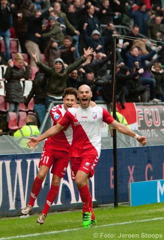 Twee goals van Boymans. Foto: Jeroen Stoops