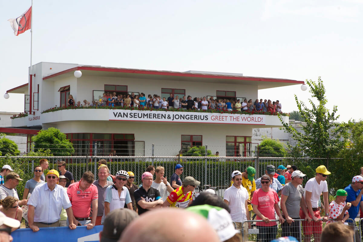 Ook in de villa Jongerius veel publiek. Foto: Ton van den Berg