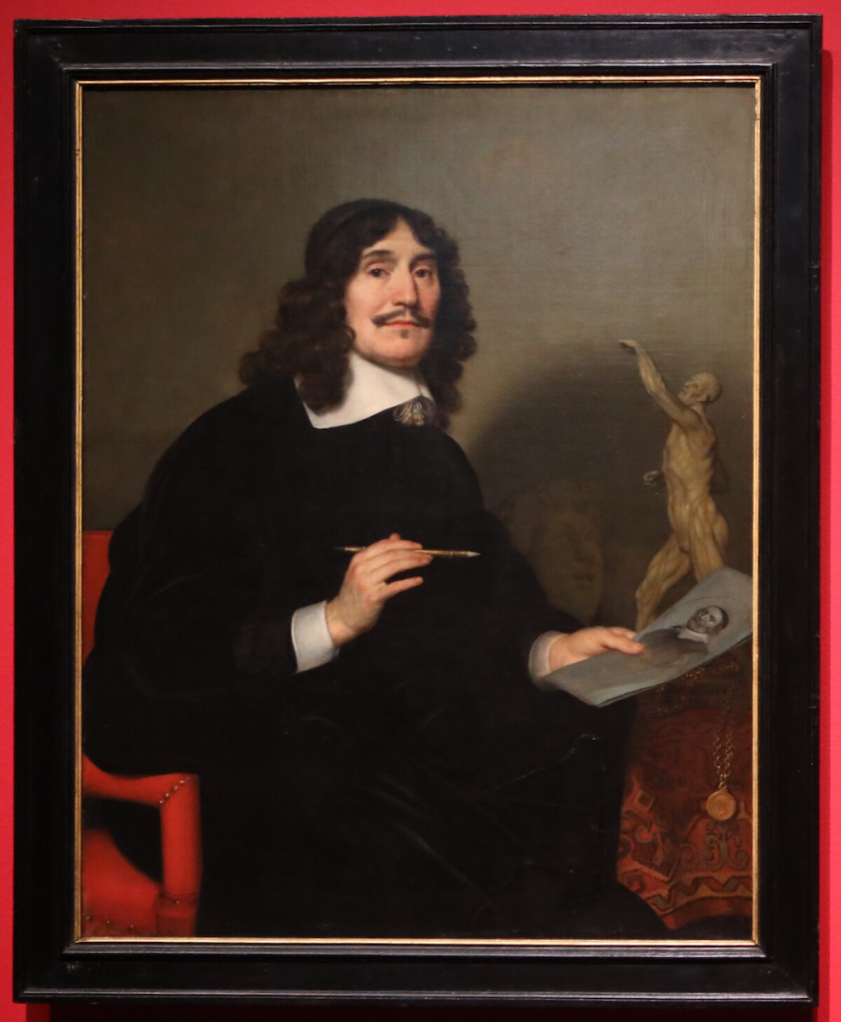 Gerard van Honthorst, zelfportret 1655.