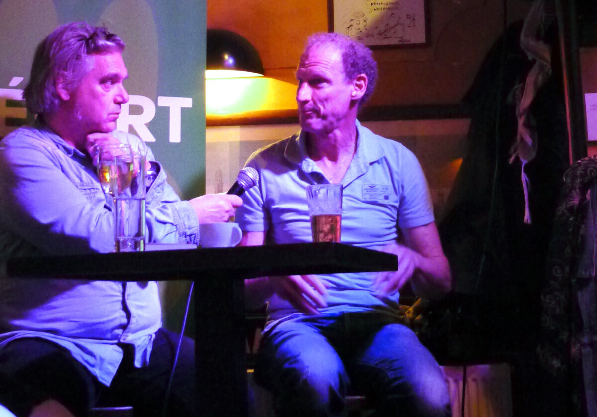 Maarten Ducrot in gesprek met Jeroen Wielaert.