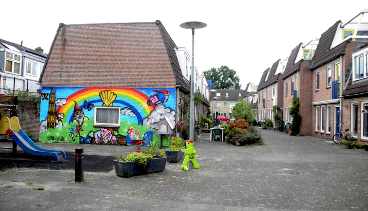 Speelpleintje in de Schelpstraat. Foto: JvW
