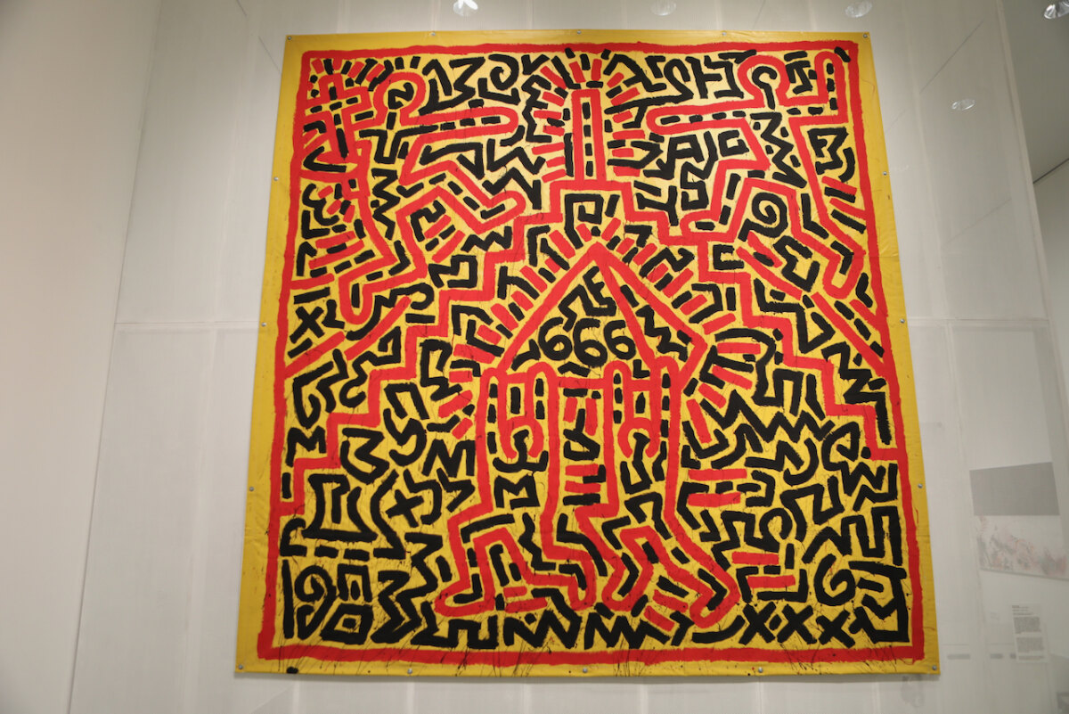 Keith Haring (1982). Foto: Ton van den Berg
