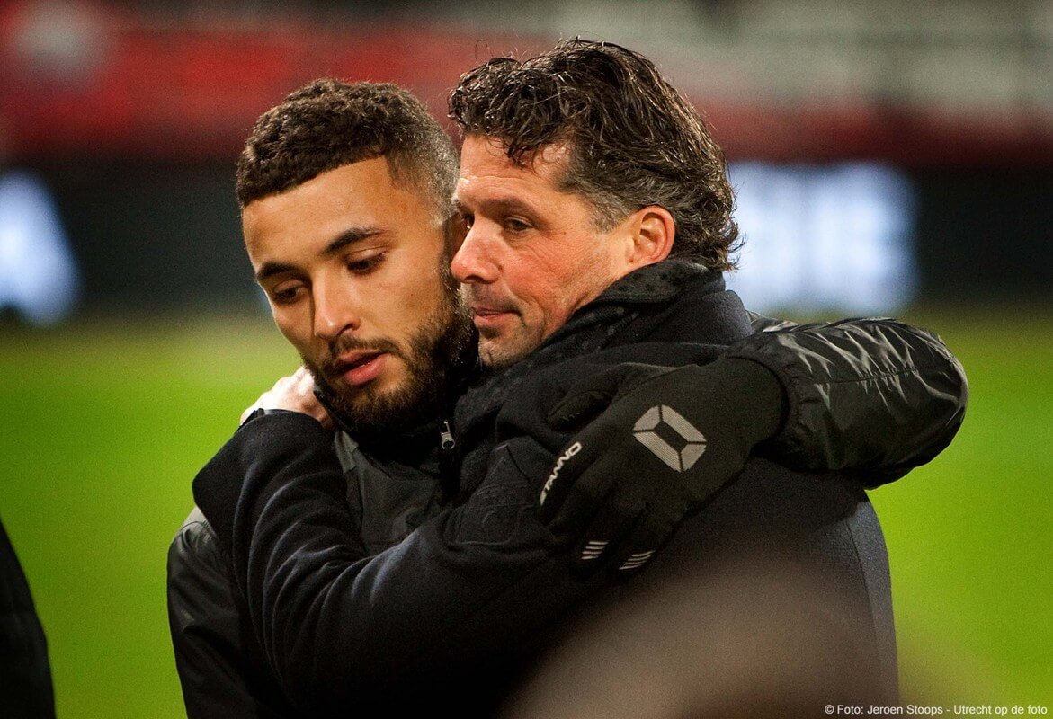 Jean-Paul de Jong is blij dat Labyad nog bij de selectie zit. Foto: Jeroen Stoops