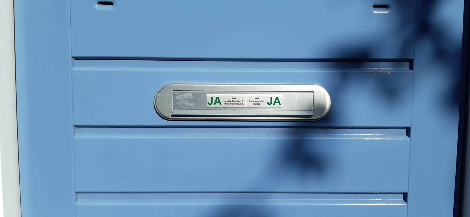 De ja-ja sticker. Foto: D. van Dijk