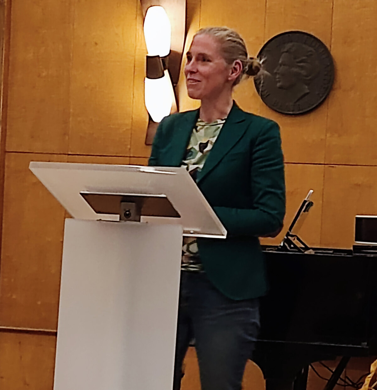 Het laatste optreden van wethouder Lot van Hooijdonk. Foto: JvW