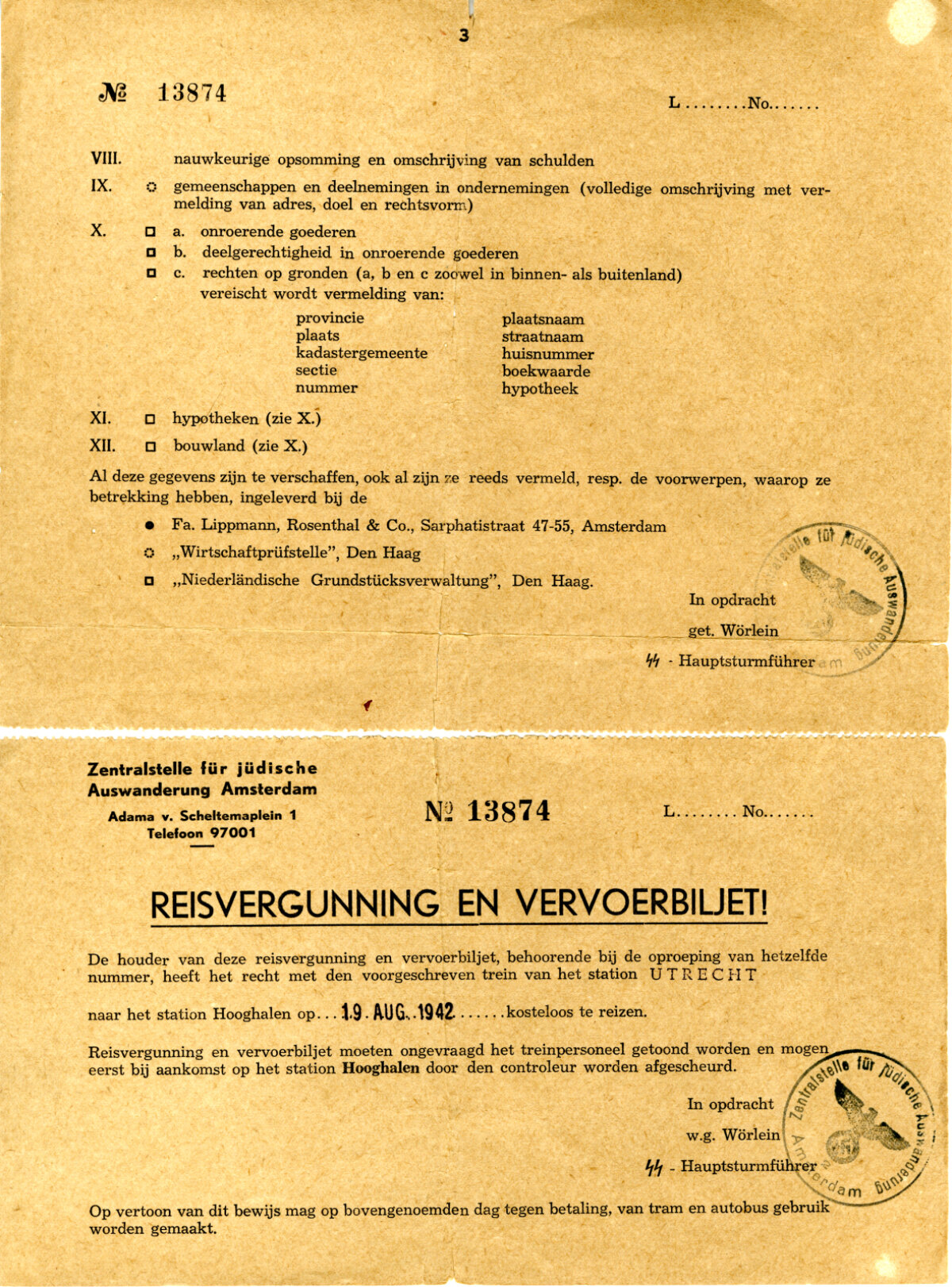 Scans gemaakt door het Spoorwegmuseum - de originelen zijn in het bezit van Jaap Sleper