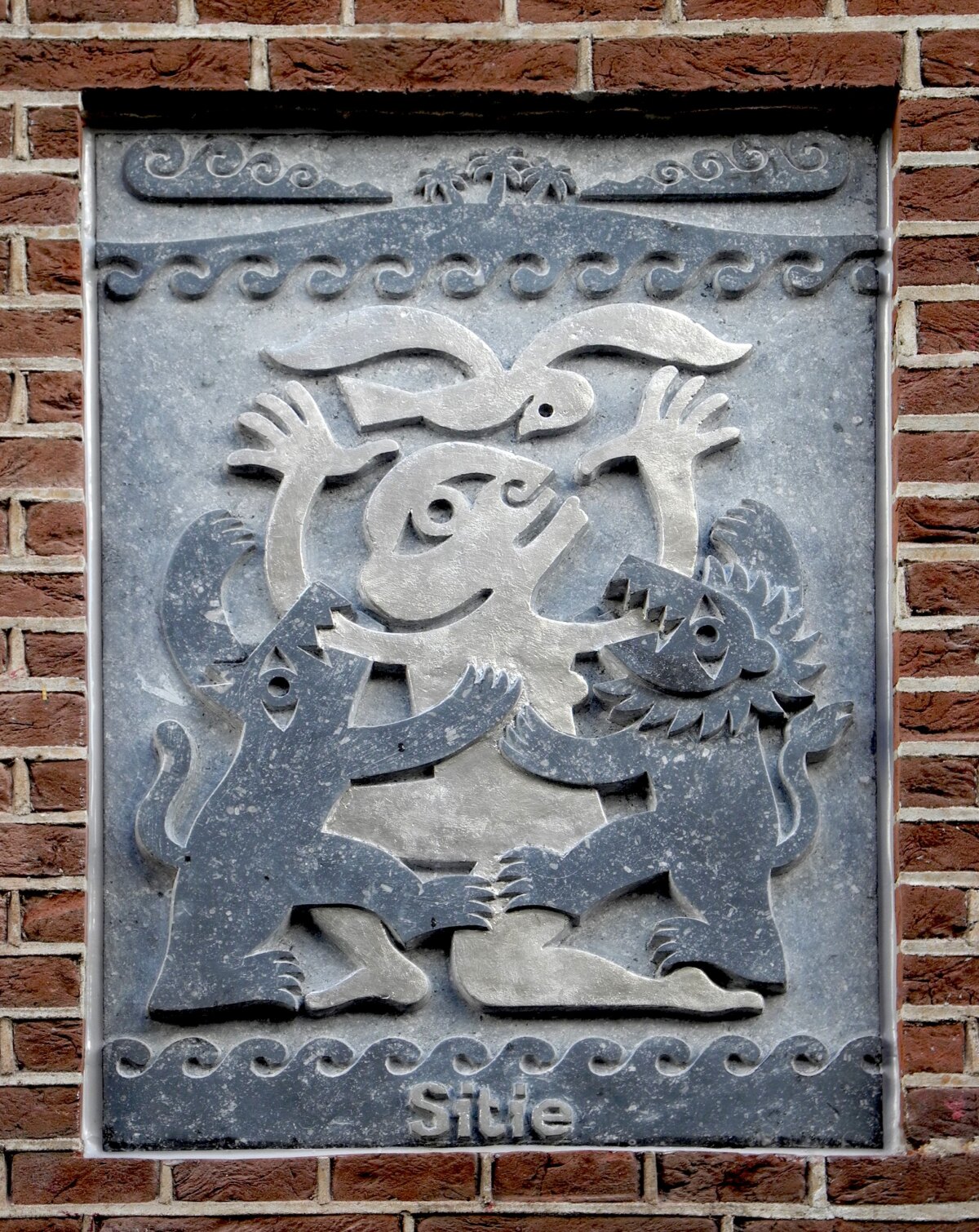 De steen. Foto: Joost van Waert