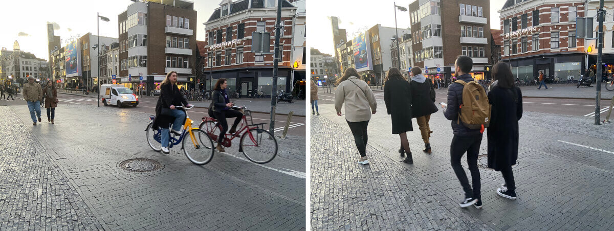 Wandelen of fietsen op de eerste strook? Foto: JT