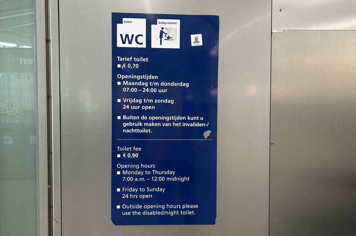 Betalen Nederlanders 70 cent en buitenlanders 90 cent? (foto: Jim Terlingen)