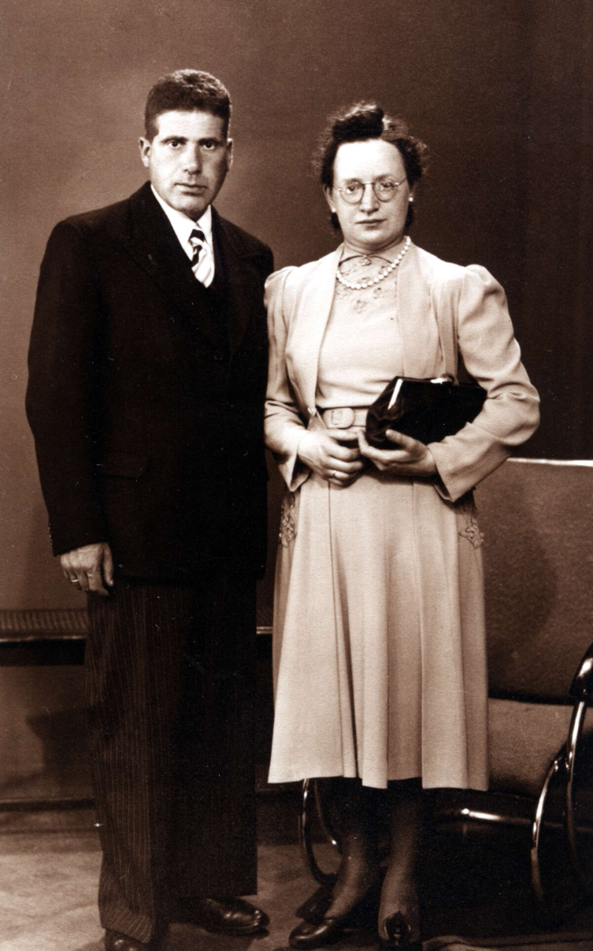 Huwelijksfoto van Albert en Fien. Foto: collectie familie Groen