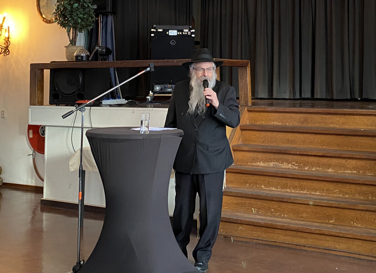 Rabbijn Heintz in oktober 2023. Foto: JT