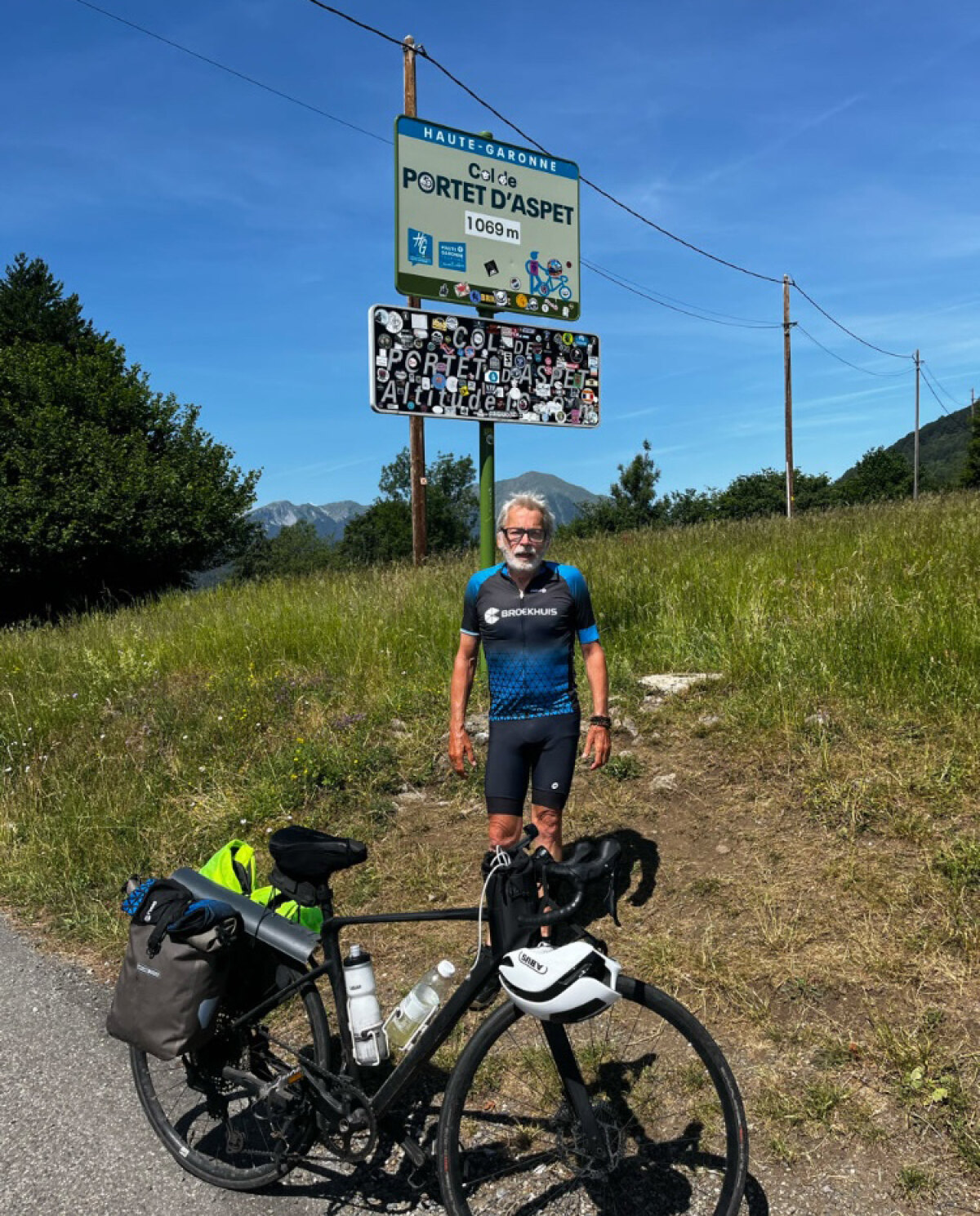 Cees op de Portet d'Aspet