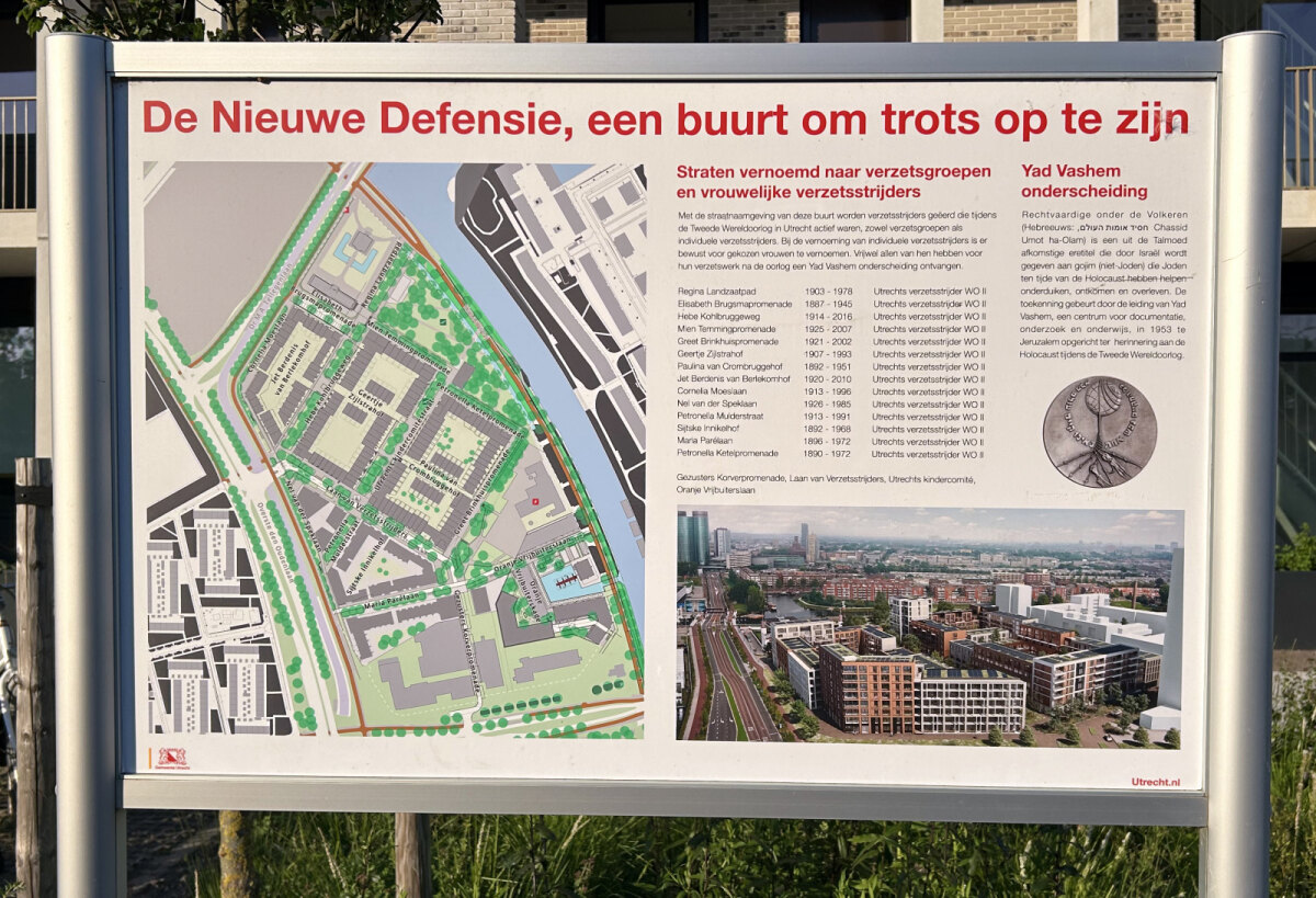 Het (inmiddels verdwenen) bord in 2024. Foto: JT