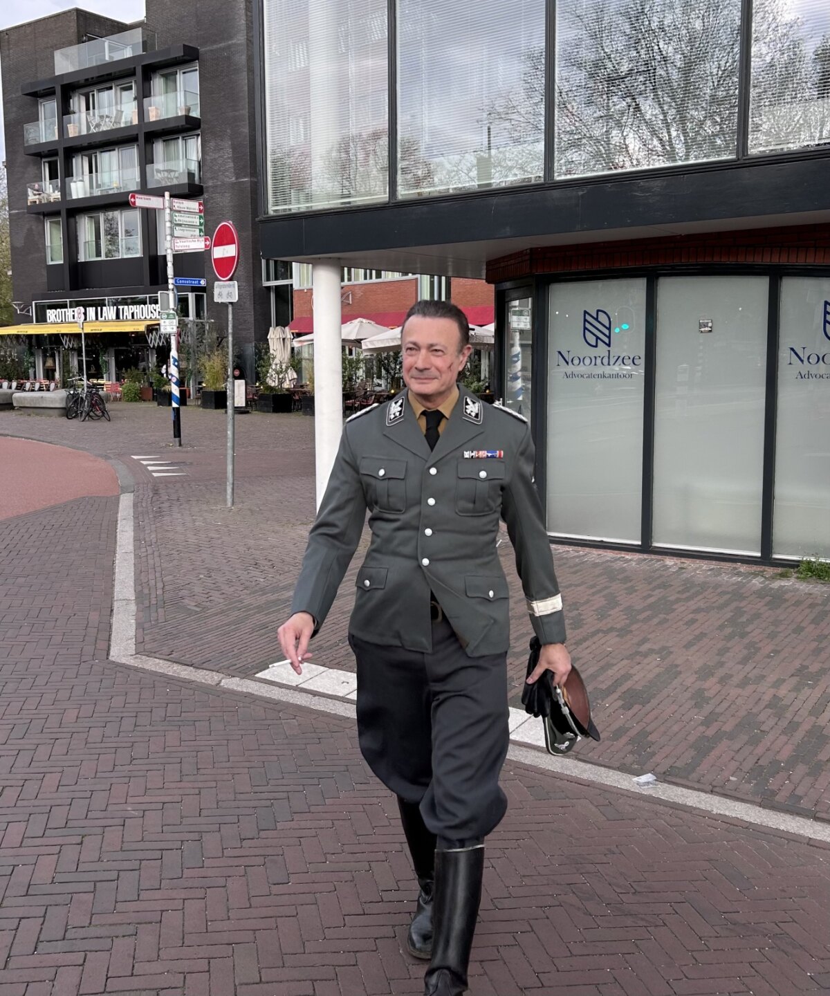 Een ongewoon Utrechts beeld in 2026 (foto: JT)
