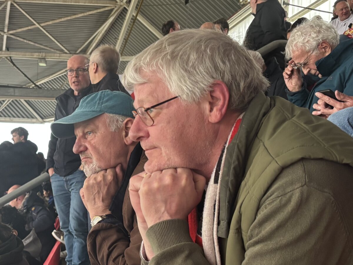 Mijn broer, rechts, en ik (foto: Emily Coenen)