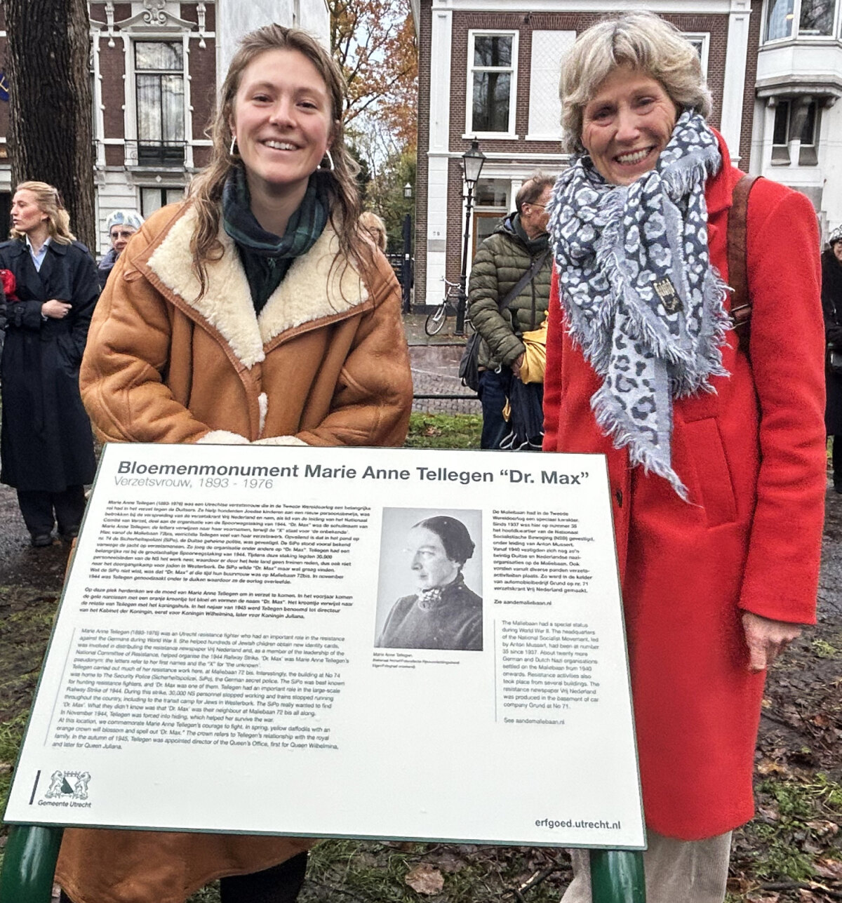 Wethouder Eva Oosters en achternicht Cesanne Nooy van der Kolff. Foto: JT