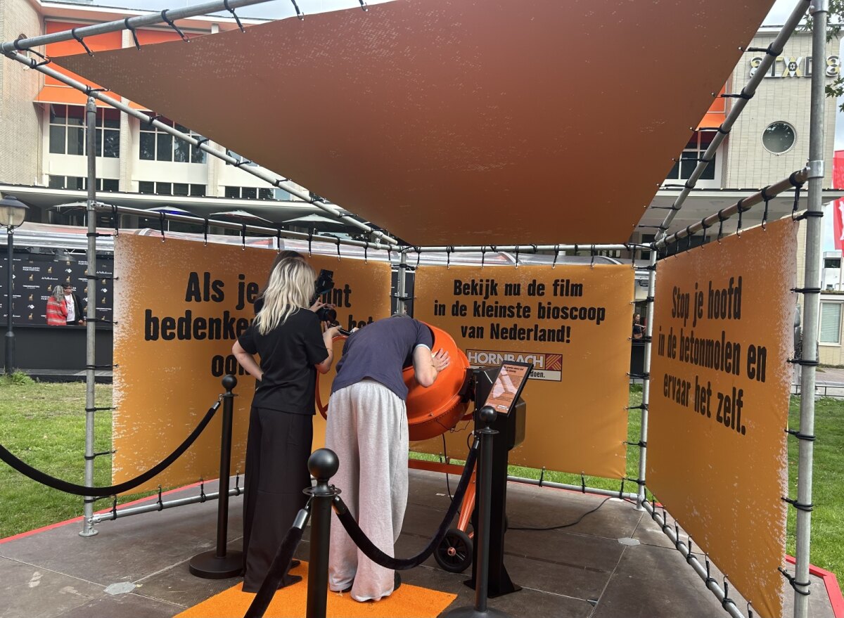 Ook voor de Stadsschouwburg: de kleinste bioscoop van Nederland. Foto: JT