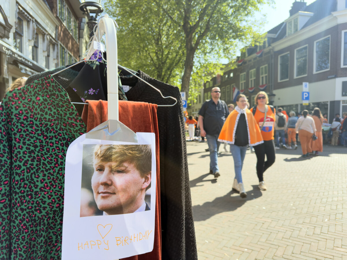 Zaterdagochtend 26 april op de Breedstraat. Foto: HvV