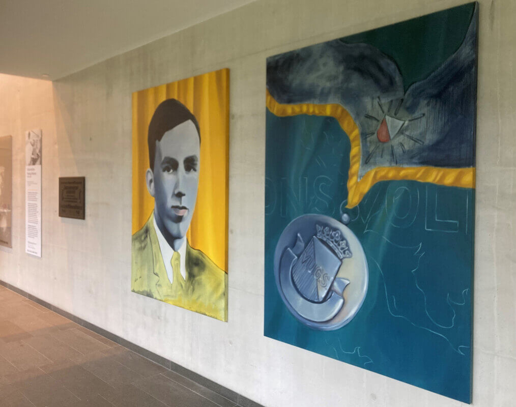 Het kunstwerk dat deze vrijdag is onthuld, gemaakt door Soete Boon (foto: Universiteit Utrecht)