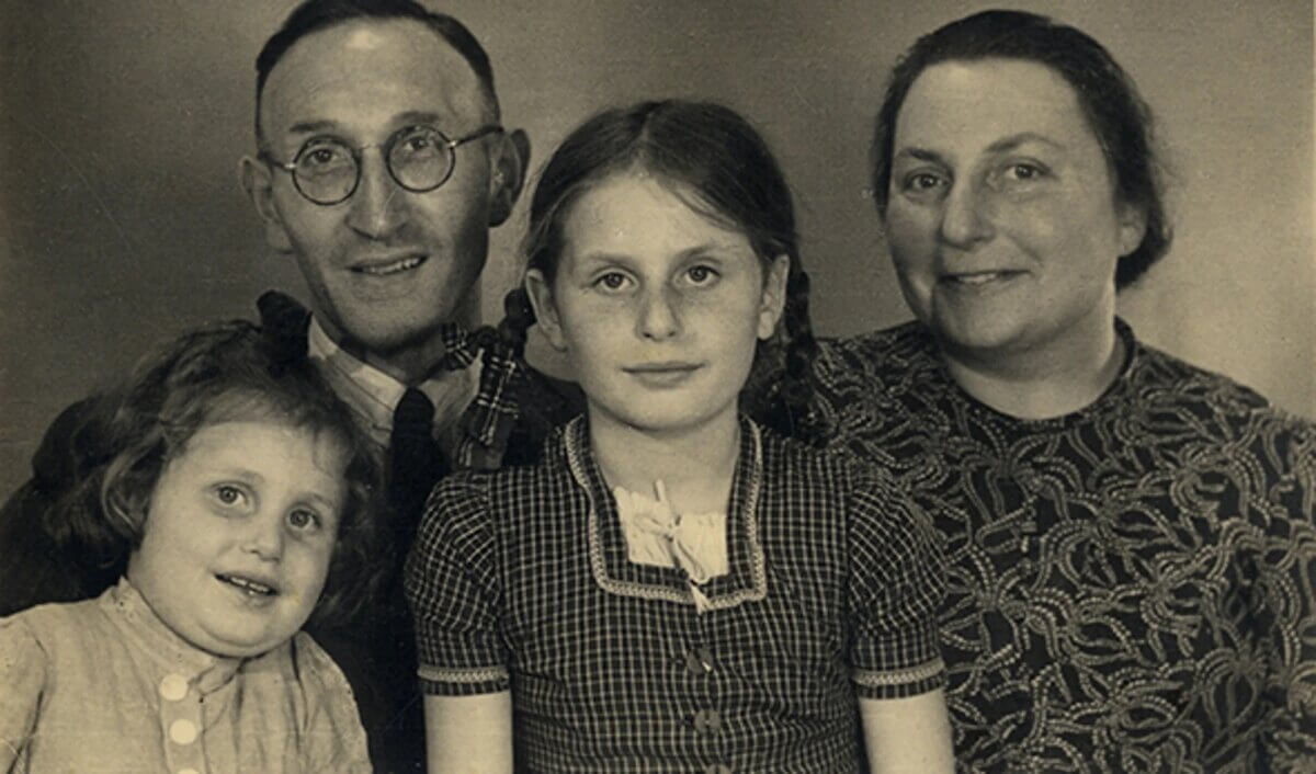 Familie Lindeman tijdens de Tweede Wereldoorlog. Foto: archief Rivka Rachevski-Lindeman