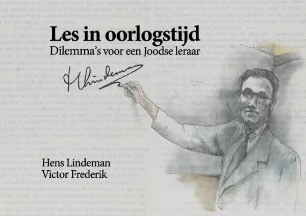De voorkant van het boek met een tekening van Hens Lindeman, gemaakt door Peter Frederik.